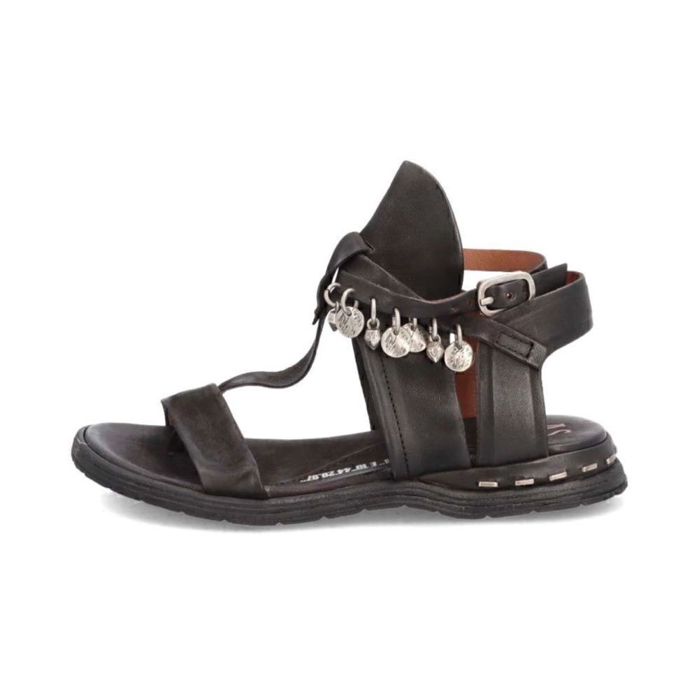 A.S.98 Strappy  sandals with Charms in Black Size 37/7